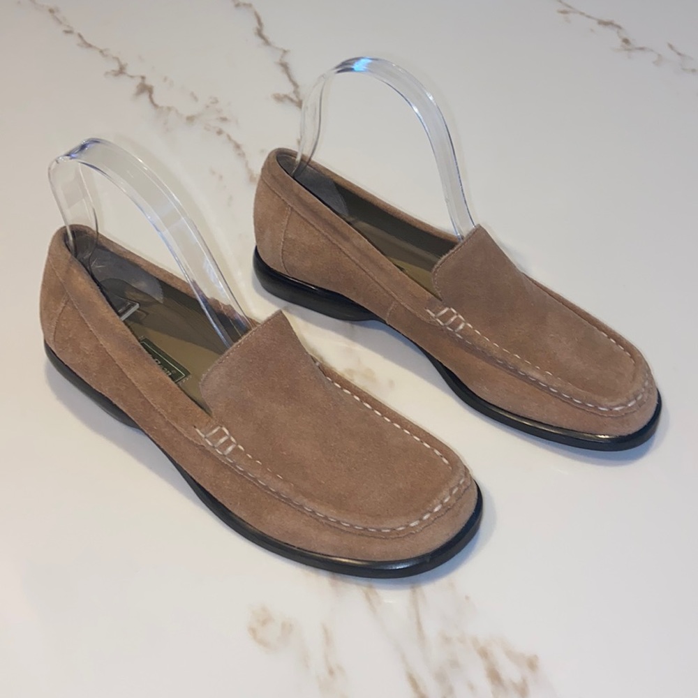L.L. Bean Women's Taupe Suede Loafers, excellent shape